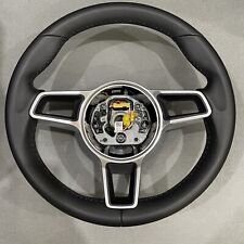Oem Porsche Manual Steering Wheel 991.2 911 Carrera 718 Caymanboxster Black