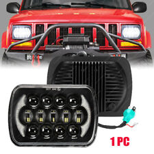 For Jeep Wrangler Yj Cherokee Xj Dot 5x7 7x6 Led Headlight Hi-lo Beam Halo Drl