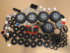 Lego Bulk Lot 111 Pieces Wheels Tires Axles Car Vehicle Lots Of Parts