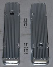 Pontiac Fabricated Finned Aluminum Valve Covers 326 389 350 400 421 428 455