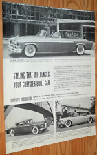 1952 Chrysler Phaeton K310 C200 Original Large Vintage Advertisement Print Ad 52