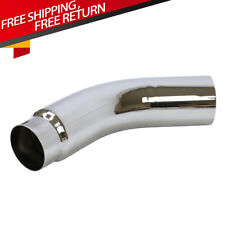 5 Id In Inch 6 Out 23 Long Diesel Exhaust Chrome Turndown Elbow Tip 2mm