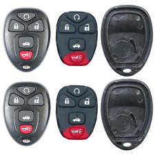 Remote Keyless Fob Case Shell Pad 5 Buttons Compatible With Gm Ouc60221 2 Pack
