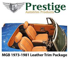 Mgb Carpet Set Seat Covers Trim Panels Interior Trim Package 1973-1981 Leather
