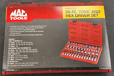 Mac Tools Smxvht50b 50 Piece Master Hex And Star Torx Bit Driver Set - Hard Case