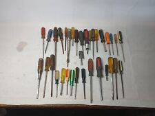 Assorted Screwdriver Lot Of 30- Phillips Flathead Vintage Os90