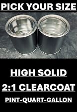 21 H.s. Clearcoat Pick Your Size- Pintquartgallon High Solids