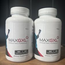2x Max International Gxl 360 Capsules Exp 82025 Lot Of 2 Bottles - New Maxgxl