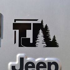 Tj Letters Decal For Jeep Wrangler Tj 1997-2006