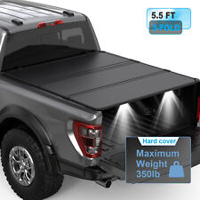 5.5ft 3 Fold Hard Truck Bed Tonneau Cover For 2014-2024 Toyota Tundra Bed