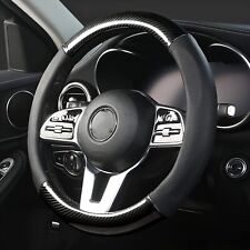 15 Steering Wheel Cover Genuine Carbon Fiber Leather For Acura