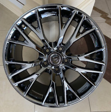 19x8.5 20x10 Black Chrome Wheels For Corvette C6 C7 5x120.7 Staggered Set 4