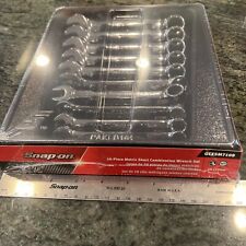 Snap-on Oexsm710b 10-19mm Metric Short Combination Wrench Set Sealed