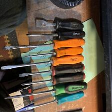 Assorted Lot Of 9 Snap On Scewdirivers