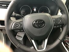 1x 3d Blackout Steering Wheel Overlay For Tacoma Tundra Corolla Camry Highlander
