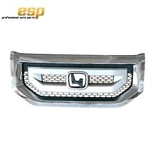 Silver Front Bumper Upper Grill Grille Assembly Fits Honda Pilot 2009-2011