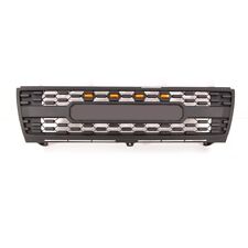 Front Bumper Grille Fit For Toyota Tacoma 1997-2000 Grill With Led Light Black