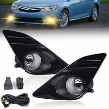 Fog Lights For 2012-2014 Toyota Camry Driving Bumper Lamps Wwiring Switch Kits
