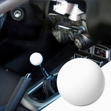 Jdm Glossy White Round Ball Shift Knob Manual Gear Shifter M12x1.25