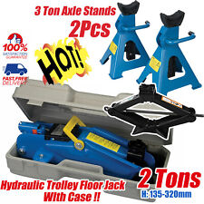 3t Trolley Jack Stand Hydraulic Lift Car Scissor Jack Lifting 2ton Floor Jack