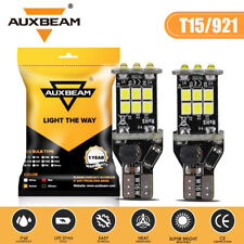 Auxbeam 921 912 T15 Led Smd Reverse Backup Light Bulbs 6500k Super Bright White
