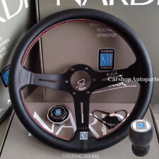 Nardi 350mm 14 Perforated Leather Mid-deep 66mm2.6 Racing Sport Steering Wheel