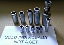 Assorted Snap-on Mac 38 14 Drive Sockets 12 6 Pts Various Sizesyour Pick
