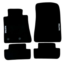 Car Floor Mats For Ford Mustang Velour Waterproof Black Carpet Rugs Auto Liners
