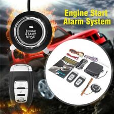 Car Keyless Entry Engine Start Alarm System Push Button Remote Starter Stop Kit