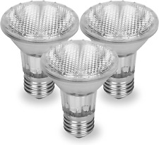 Par 20 3 Pack Fl25 50par20fl 50 Watt Halogen Spot Light Bulb Replacement 120v 