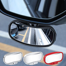 2car Blind Spot Mirror Wide Angle Add-on Rear Side Universal Large View Mirror