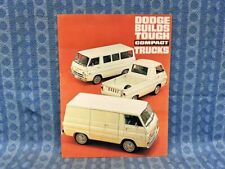 1966 Dodge Truck A100 Compact Pickup Van Sportsman Original Sales Brochure