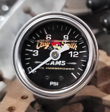 Clay Smith Direct Fit 15lb Pressure Gauge Liquid Filled Mr Horsepower Hot Rod