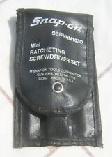 Snap-on Mini Ratcheting Screwdriver Set Ssdmrm1030 Usa T22-21p