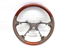 2007-2014 Yukon Tahoe Suburban Silverado Sierra Steering Wheel Woodgrain Br Oem