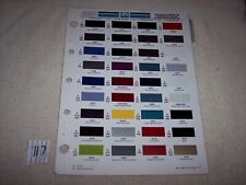 1996 Chrysler Corp. Ppg Car Truck Exterior Interior Paint Chip Selection