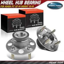 2x Wheel Hub Bearing Assembly W Abs For Honda Fit 2007-2014 Insight 10-14 Rear