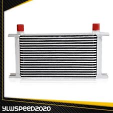 19 Row 10an Aluminum Engine Transmission Oil Cooler Silver New Fit For Universal