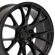 20x10 Gloss Black 2528 Rear Rim Fits Dodge Charger Challenger Hellcat Style