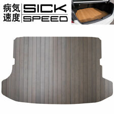 Sickspeed Mahogany Custom Cut Bamboo Trunk Floor Mat For 93-97 Honda Del Sol