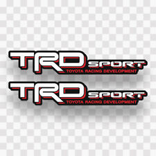 2 Trd Sports Sticker Decal Vinyl Toyota Tacoma Tundra Racing Truck Premium
