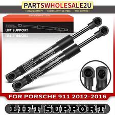 2pcs Rear Engine Lid Lift Supports Shock Struts For Porsche 911 2012 2013-2016