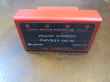 Snap-on Scanner Mt2500-1393 Primary Cartridge Chrysler 1983-93