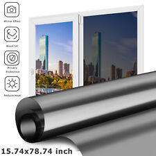 78.74 Window Tint One Way Mirror Film Uv Heat Reflective Home Heat Insulation