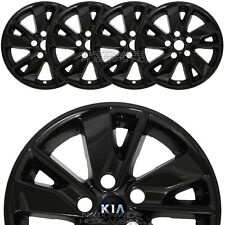 4 For Kia Optima Lx 2016 17 2018 16 Black Wheel Skins Hub Caps Alloy Rim Covers