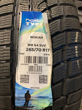 1 New 265 70 17 Nokian Wr-g4 Suv Snow Standard Load Tire