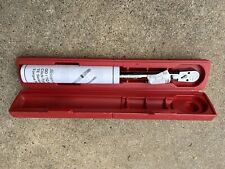 New Snap On Qd2fr75 -38 Dr. Click-type Flex-head Torque Wrench With Carry Case