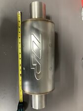Zzperformance 2.5 Ultra Quiet Small Exhaust Resonator Stainless Triple Chamber