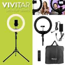 Vivitar 18-inch Led Ring Light Adjustable 63-inch Tripod Stand With Phone Stand