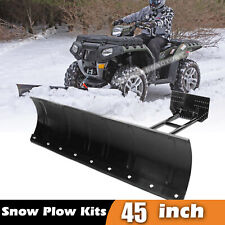 For Polaris Sportsman 335400450500 Steel Blade Atv Utv 45 Inch Snow Plow Kit